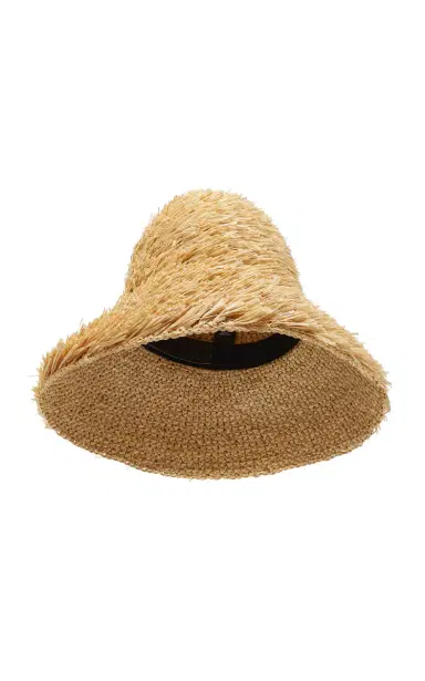 JANESSA LEONE Gabi Raffia Bucket Hat | Thumbnail 1 JANESSA LEONE Gabi Raffia Bucket Hat | Thumbnail 1