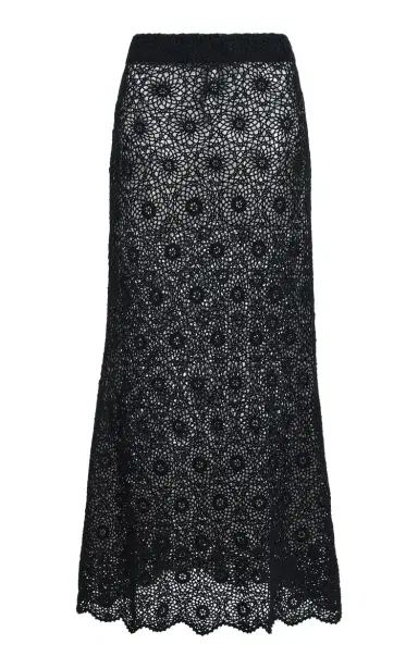 Nili Lotan Nika Crochet Cotton Maxi Skirt | Thumbnail 1 Nili Lotan Nika Crochet Cotton Maxi Skirt | Thumbnail 1