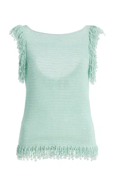 Paris Georgia Fringe Cotton Top | Thumbnail 7 Paris Georgia Fringe Cotton Top | Thumbnail 7