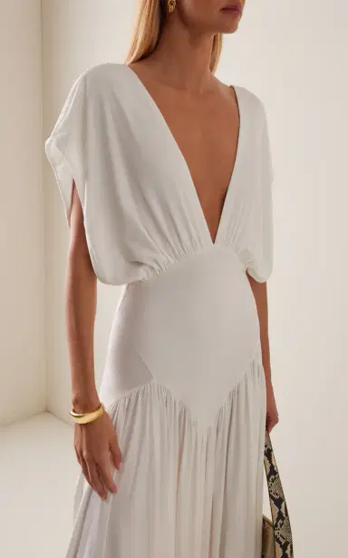 Paris Georgia Sloane Ruffled Midi Dress | Thumbnail 3 Paris Georgia Sloane Ruffled Midi Dress | Thumbnail 3