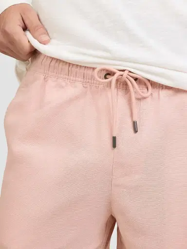 Onia Men's Air Linen-Blend Shorts - Pink Sand | Thumbnail 4 Onia Men's Air Linen-Blend Shorts - Pink Sand | Thumbnail 4