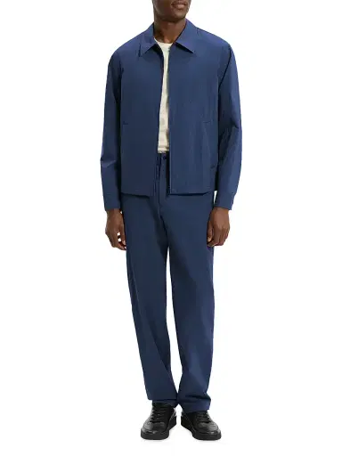 Theory Men's City Full-Zip Nylon-Blend Jacket | Thumbnail 2 Theory Men's City Full-Zip Nylon-Blend Jacket | Thumbnail 2