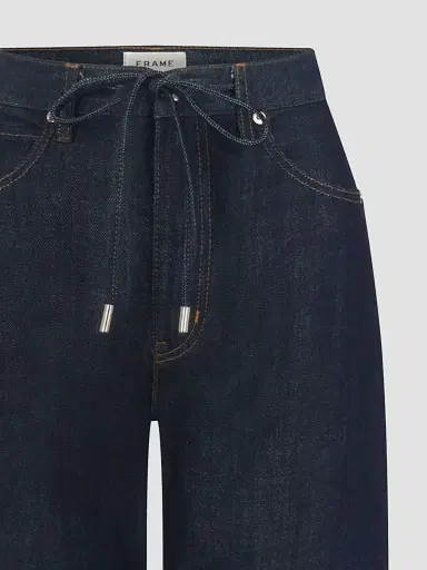 FRAME Women's The Off Duty Drawstring Bow Jeans - Rinse | Thumbnail 7 FRAME Women's The Off Duty Drawstring Bow Jeans - Rinse | Thumbnail 7