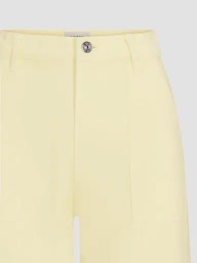 FRAME Women's The Bow Barrel-Leg Cargo Pants - Lemon | Thumbnail 7 FRAME Women's The Bow Barrel-Leg Cargo Pants - Lemon | Thumbnail 7