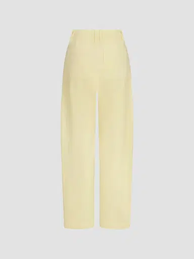 FRAME Women's The Bow Barrel-Leg Cargo Pants - Lemon | Thumbnail 8 FRAME Women's The Bow Barrel-Leg Cargo Pants - Lemon | Thumbnail 8