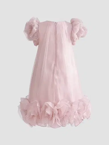 Tulleen Little Girl's & Girl's Thalina Dress - Pink | Thumbnail 5 Tulleen Little Girl's & Girl's Thalina Dress - Pink | Thumbnail 5