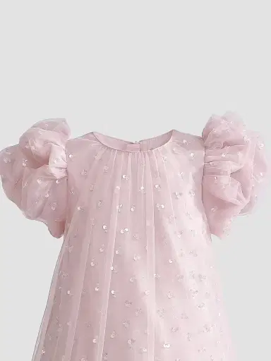 Tulleen Little Girl's & Girl's Thalina Dress - Pink | Thumbnail 6 Tulleen Little Girl's & Girl's Thalina Dress - Pink | Thumbnail 6