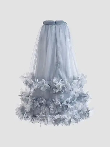 Tulleen Little Girl's & Girl's Elaris Dress - Blue | Thumbnail 2 Tulleen Little Girl's & Girl's Elaris Dress - Blue | Thumbnail 2