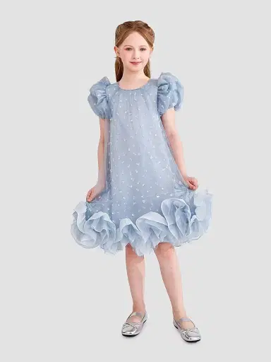 Tulleen Little Girl's & Girl's Thalina Dress - Blue | Thumbnail 2 Tulleen Little Girl's & Girl's Thalina Dress - Blue | Thumbnail 2