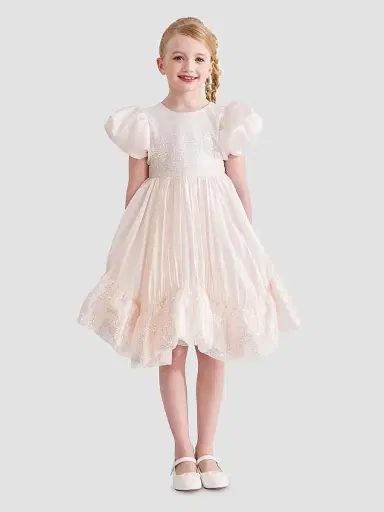 Tulleen Little Girl's & Girl's Aurora Dress - Pink | Thumbnail 2 Tulleen Little Girl's & Girl's Aurora Dress - Pink | Thumbnail 2