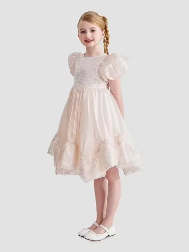 Tulleen Little Girl's & Girl's Aurora Dress - Pink | Thumbnail 3 Tulleen Little Girl's & Girl's Aurora Dress - Pink | Thumbnail 3