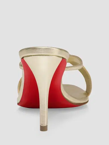 Christian Louboutin Women's Mulazee Cross Sandals - Platine | Thumbnail 3 Christian Louboutin Women's Mulazee Cross Sandals - Platine | Thumbnail 3