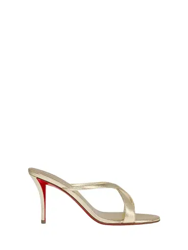 Christian Louboutin Women's Mulazee Cross Sandals - Platine | Thumbnail 1 Christian Louboutin Women's Mulazee Cross Sandals - Platine | Thumbnail 1