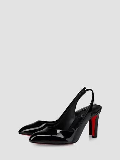 Christian Louboutin Women's Fanny Love Slingback Heels - Black | Thumbnail 2 Christian Louboutin Women's Fanny Love Slingback Heels - Black | Thumbnail 2