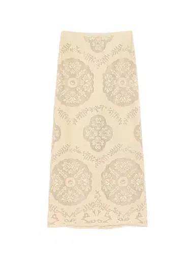 Valentino Garavani Women's Skirt in Floral Stamp Blanket | Thumbnail 1 Valentino Garavani Women's Skirt in Floral Stamp Blanket | Thumbnail 1