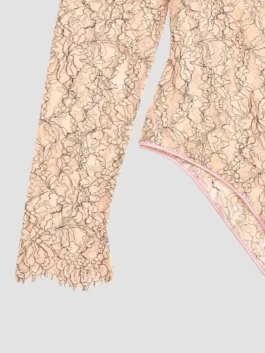 Valentino Garavani Women's Rebrodé Lace Bodysuit - Skin | Thumbnail 7 Valentino Garavani Women's Rebrodé Lace Bodysuit - Skin | Thumbnail 7