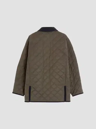 Valentino Garavani Men's Quilted Nylon Shirt Jacket with VLogo Patch - Olive Green - Size 48 | Thumbnail 2 Valentino Garavani Men's Quilted Nylon Shirt Jacket with VLogo Patch - Olive Green - Size 48 | Thumbnail 2