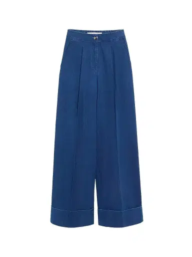 Valentino Garavani Women's Denim Pants | Thumbnail 1 Valentino Garavani Women's Denim Pants | Thumbnail 1