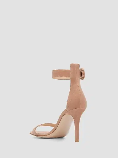 Gianvito Rossi Women's Portofino 85MM Suede Sandals - Praline | Thumbnail 2 Gianvito Rossi Women's Portofino 85MM Suede Sandals - Praline | Thumbnail 2