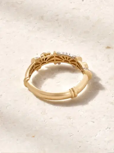 L’Atelier Nawbar Milky Way 18-karat Gold Diamond Band | Thumbnail 3 L’Atelier Nawbar Milky Way 18-karat Gold Diamond Band | Thumbnail 3