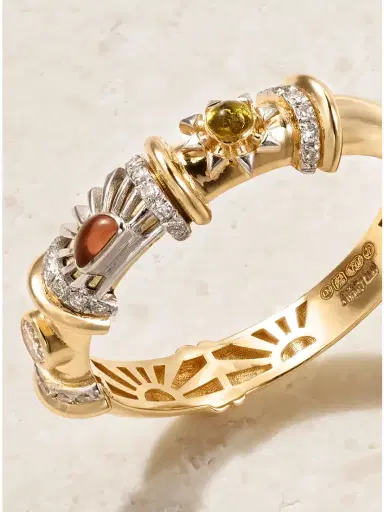 L’Atelier Nawbar Milky Way 18-karat Gold Diamond Band | Thumbnail 4 L’Atelier Nawbar Milky Way 18-karat Gold Diamond Band | Thumbnail 4