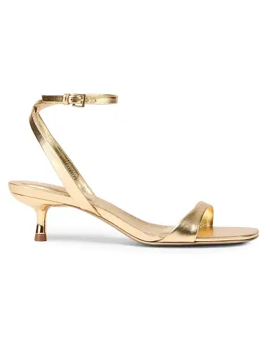 SIMKHAI Women's Hannah 35MM Strappy Leather Sandals - Golden Haze | Thumbnail 1 SIMKHAI Women's Hannah 35MM Strappy Leather Sandals - Golden Haze | Thumbnail 1
