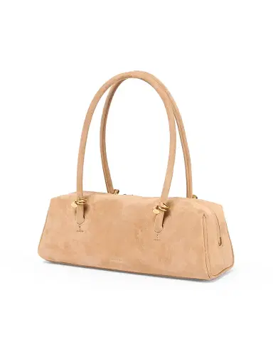 SIMKHAI Women's Devon Suede Shoulder Bag - Light Camel | Thumbnail 2 SIMKHAI Women's Devon Suede Shoulder Bag - Light Camel | Thumbnail 2