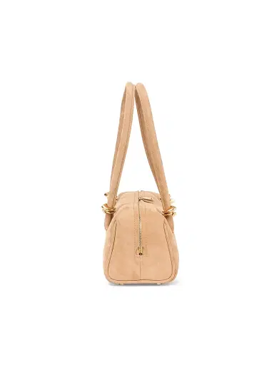 SIMKHAI Women's Devon Suede Shoulder Bag - Light Camel | Thumbnail 3 SIMKHAI Women's Devon Suede Shoulder Bag - Light Camel | Thumbnail 3