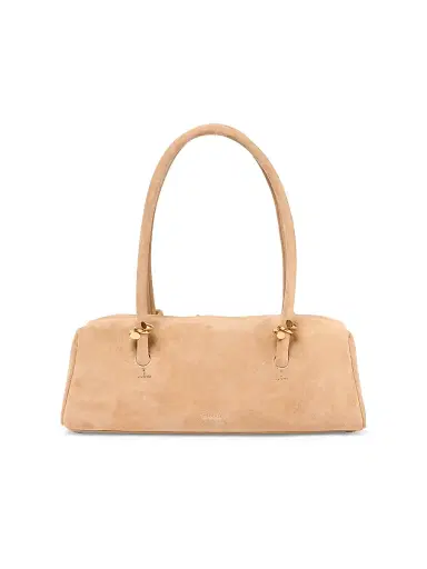 SIMKHAI Women's Devon Suede Shoulder Bag - Light Camel | Thumbnail 1 SIMKHAI Women's Devon Suede Shoulder Bag - Light Camel | Thumbnail 1