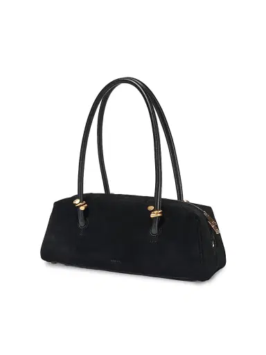 SIMKHAI Women's Devon Suede Shoulder Bag - Black | Thumbnail 2 SIMKHAI Women's Devon Suede Shoulder Bag - Black | Thumbnail 2