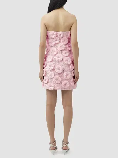 Simkhai Women's Holland Floral Strapless Minidress - Cotton Candy - Size 14 | Thumbnail 4 Simkhai Women's Holland Floral Strapless Minidress - Cotton Candy - Size 14 | Thumbnail 4