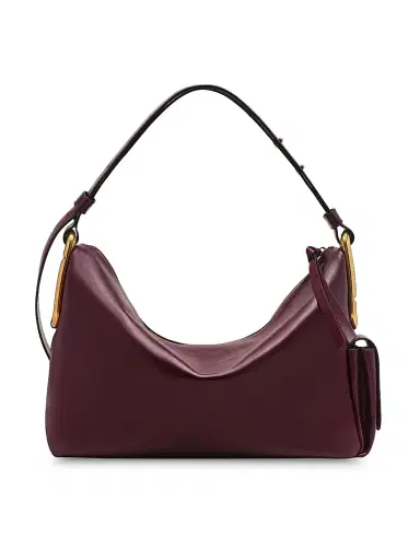 Marc Jacobs Women's Scene Large Leather Shoulder Bag - Dark Port | Thumbnail 6 Marc Jacobs Women's Scene Large Leather Shoulder Bag - Dark Port | Thumbnail 6