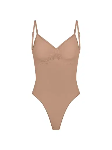 Skims Women's Smoothing Low-Back Bodysuit - Sienna - Size XS | Thumbnail 1 Skims Women's Smoothing Low-Back Bodysuit - Sienna - Size XS | Thumbnail 1