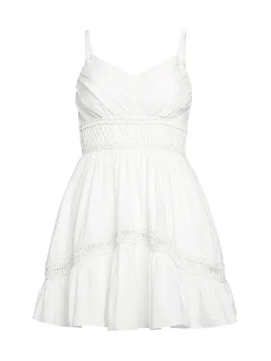 Ramy Brook Women's Amara Lacework Minidress - White | Thumbnail 1 Ramy Brook Women's Amara Lacework Minidress - White | Thumbnail 1