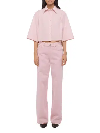 Helmut Lang Women's Wardrobe Colored Slim Jeans - Peony | Thumbnail 2 Helmut Lang Women's Wardrobe Colored Slim Jeans - Peony | Thumbnail 2
