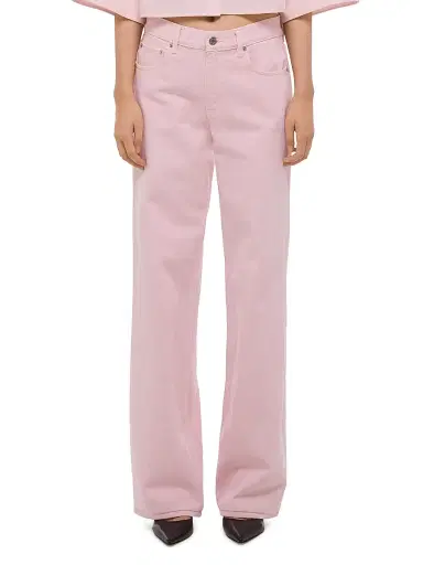Helmut Lang Women's Wardrobe Colored Slim Jeans - Peony | Thumbnail 3 Helmut Lang Women's Wardrobe Colored Slim Jeans - Peony | Thumbnail 3