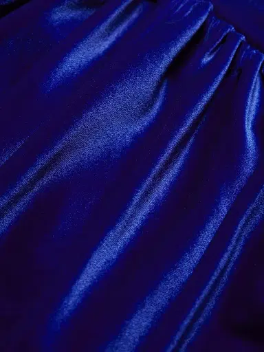 Alberto Audenino Women's Fance Velvet Ruched Minidress - Blue - Size XL | Thumbnail 7 Alberto Audenino Women's Fance Velvet Ruched Minidress - Blue - Size XL | Thumbnail 7