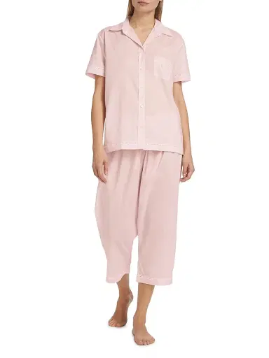 Pour Les Femmes Women's Core Classics Pajama Set - Pink | Thumbnail 2 Pour Les Femmes Women's Core Classics Pajama Set - Pink | Thumbnail 2