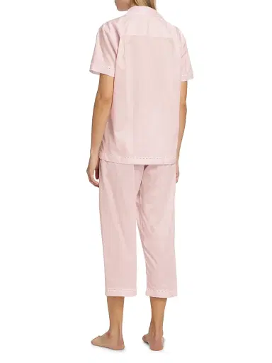 Pour Les Femmes Women's Core Classics Pajama Set - Pink | Thumbnail 5 Pour Les Femmes Women's Core Classics Pajama Set - Pink | Thumbnail 5