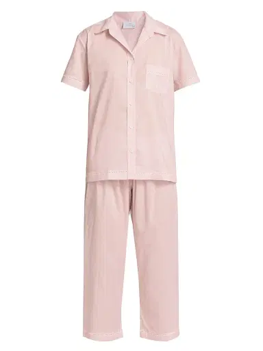 Pour Les Femmes Women's Core Classics Pajama Set - Pink | Thumbnail 1 Pour Les Femmes Women's Core Classics Pajama Set - Pink | Thumbnail 1