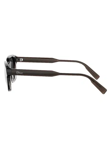 Dior Men's DioRibbon R1I 48MM Square Sunglasses - Dark Brown Smoke | Thumbnail 3 Dior Men's DioRibbon R1I 48MM Square Sunglasses - Dark Brown Smoke | Thumbnail 3