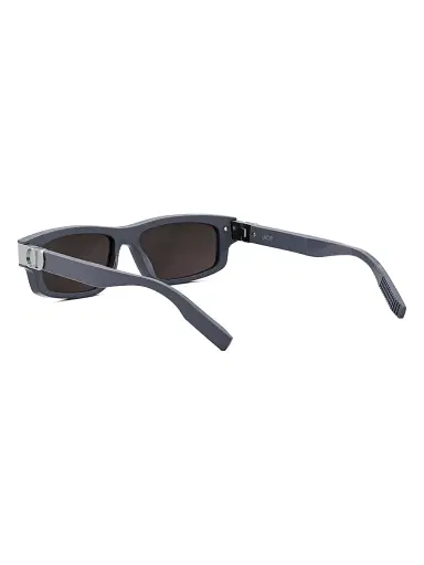 Dior Men's CD Icon S2I 55MM Rectangular Sunglasses - Grey Smoke Mirror | Thumbnail 5 Dior Men's CD Icon S2I 55MM Rectangular Sunglasses - Grey Smoke Mirror | Thumbnail 5