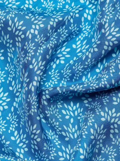 Toccin Women's Serena Floral Belted Shirtdress - Azure Scarf Print | Thumbnail 8 Toccin Women's Serena Floral Belted Shirtdress - Azure Scarf Print | Thumbnail 8