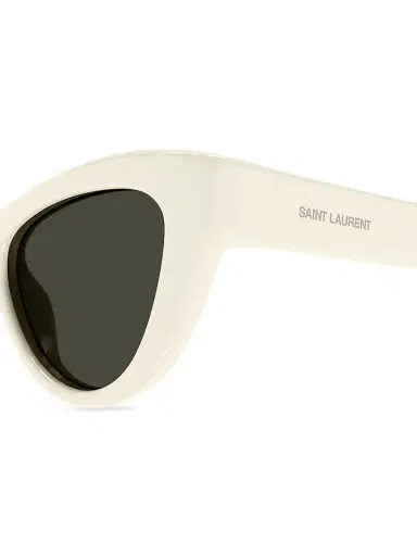 Saint Laurent Women's Script 53MM Cat-Eye Sunglasses - Dark Grey | Thumbnail 3 Saint Laurent Women's Script 53MM Cat-Eye Sunglasses - Dark Grey | Thumbnail 3
