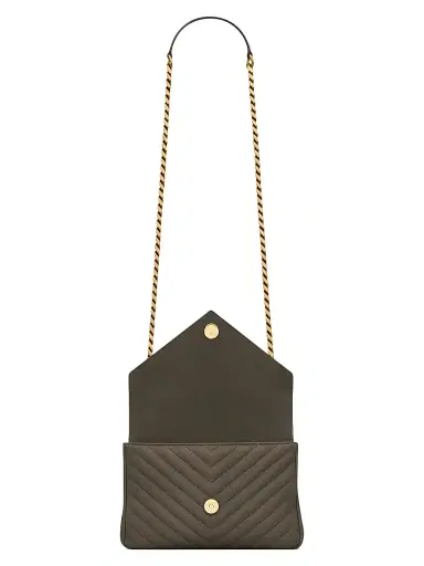 Saint Laurent Women's College Shoulder Bag in Quilted Leather - Light Musk | Thumbnail 3 Saint Laurent Women's College Shoulder Bag in Quilted Leather - Light Musk | Thumbnail 3