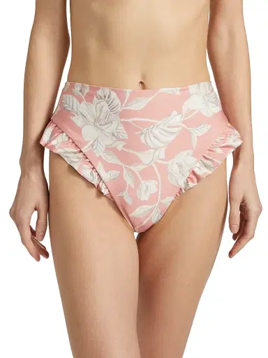 Agua by Agua Bendita Women's Jengibre Floral High-Rise Bikini Bottom - Pink | Thumbnail 3 Agua by Agua Bendita Women's Jengibre Floral High-Rise Bikini Bottom - Pink | Thumbnail 3