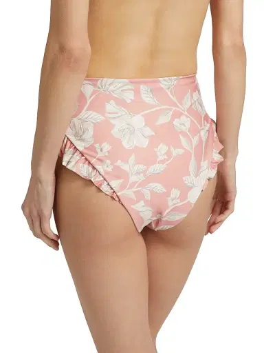 Agua by Agua Bendita Women's Jengibre Floral High-Rise Bikini Bottom - Pink | Thumbnail 4 Agua by Agua Bendita Women's Jengibre Floral High-Rise Bikini Bottom - Pink | Thumbnail 4