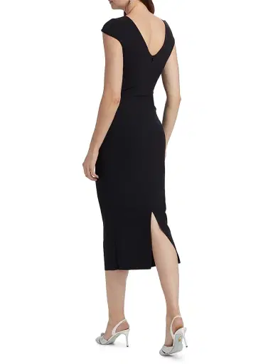 Chiara Boni La Petite Robe Women's Hesup Shoulder-Embellished Cocktail Dress - Black - Size 8 | Thumbnail 5 Chiara Boni La Petite Robe Women's Hesup Shoulder-Embellished Cocktail Dress - Black - Size 8 | Thumbnail 5
