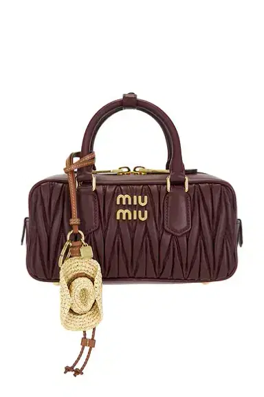 Miu Miu Midollino Crochet Cowboy Hat Charm | Thumbnail 4 Miu Miu Midollino Crochet Cowboy Hat Charm | Thumbnail 4