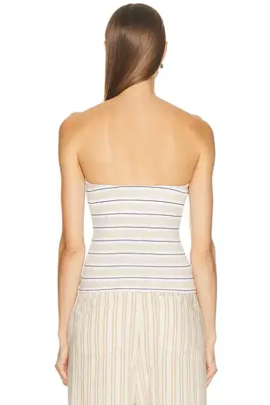 Enza Costa Cotton Stripe Classic Bandeau Top | Thumbnail 3 Enza Costa Cotton Stripe Classic Bandeau Top | Thumbnail 3